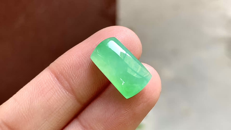 ️ 木纳绿马鞍 15.5*8.8*5 完整