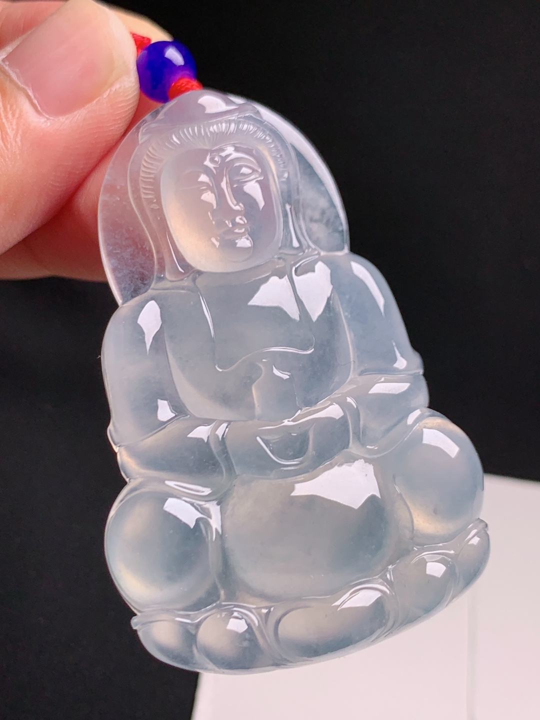 ️ 观音，胶感十足种水通透，面相慈和静心护身，简约显贵 4906