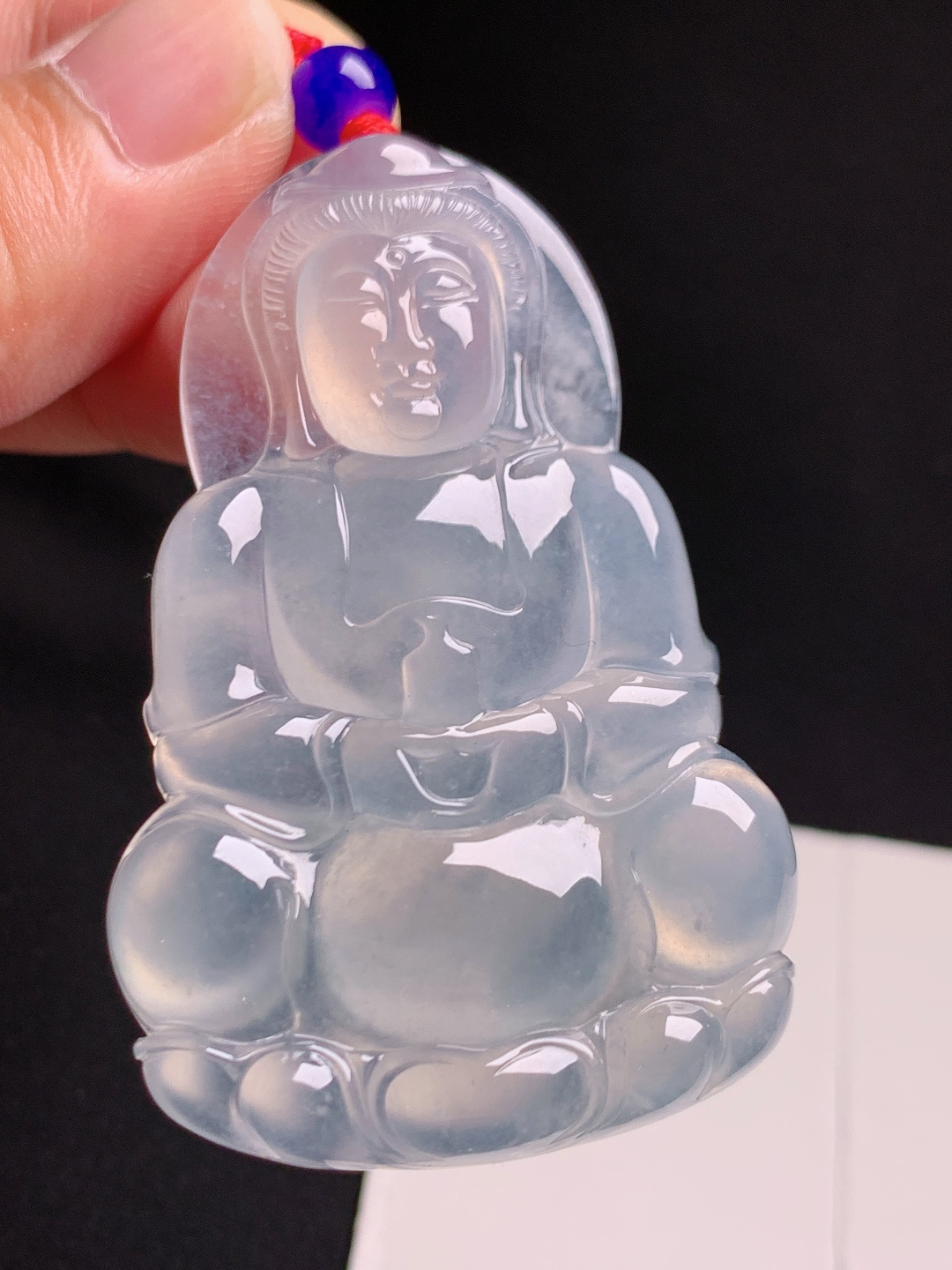 ️ 观音，胶感十足种水通透，面相慈和静心护身，简约显贵 4906