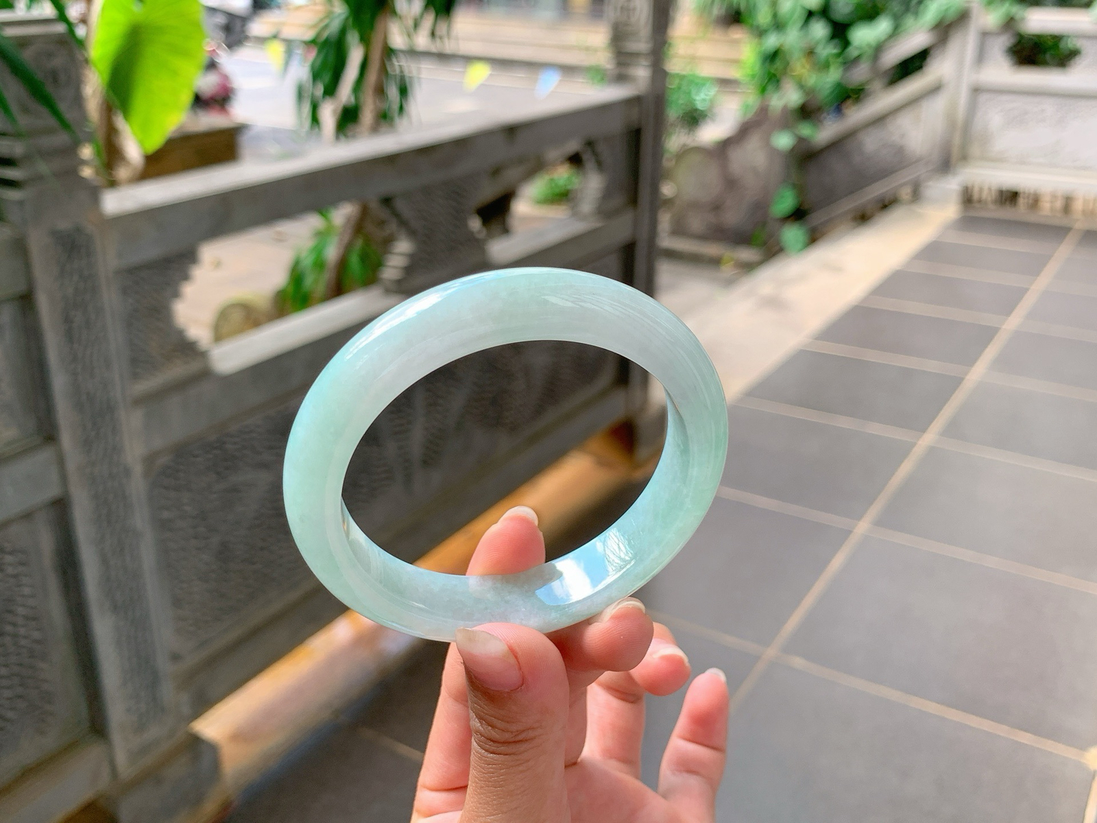 ｜59圈口
冰蓝晴，整体端庄大气，颜色清雅自然，小清新风格