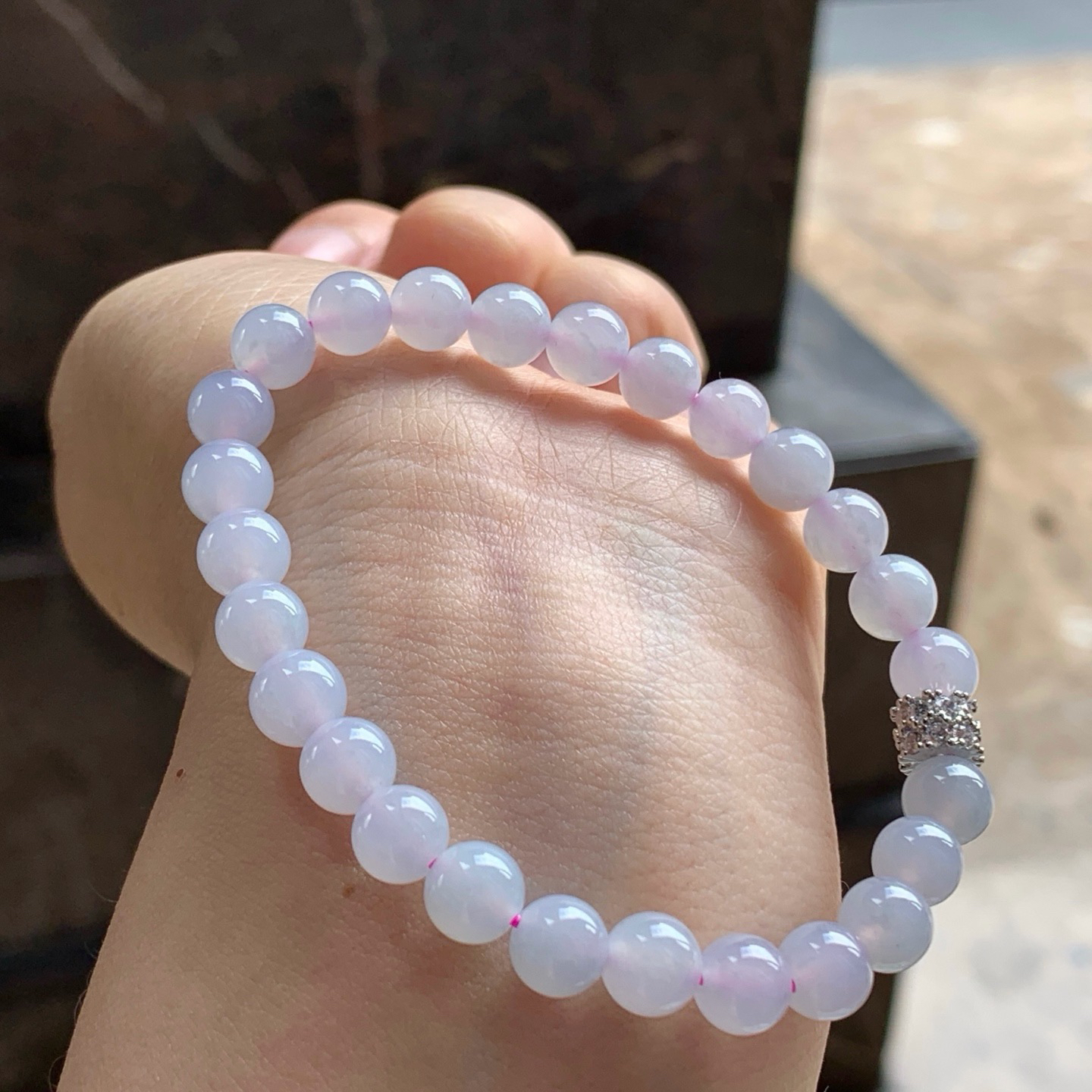 淡紫手串^_^清新