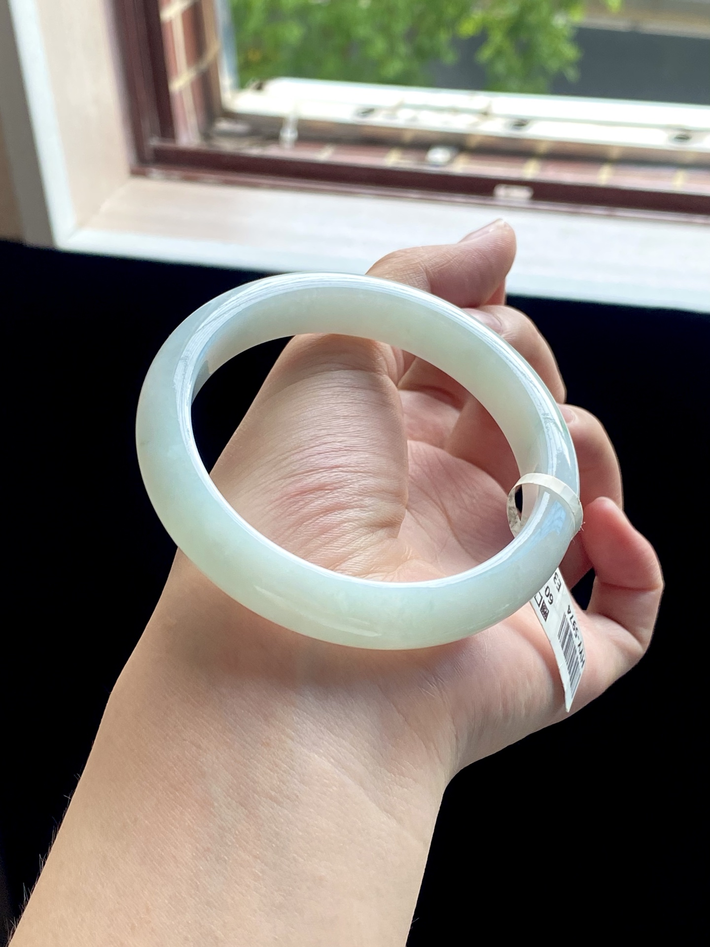 大圈口牛奶底绿飘花正圈成品 HYY-5974 60-11.8-8.5