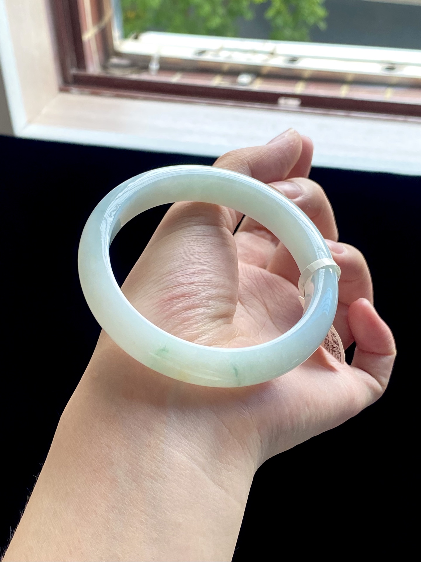 大圈口牛奶底绿飘花正圈成品 HYY-5974 60-11.8-8.5