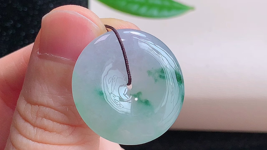 平安扣，无裂，尺寸24.2-5.1mm，包A附证书
