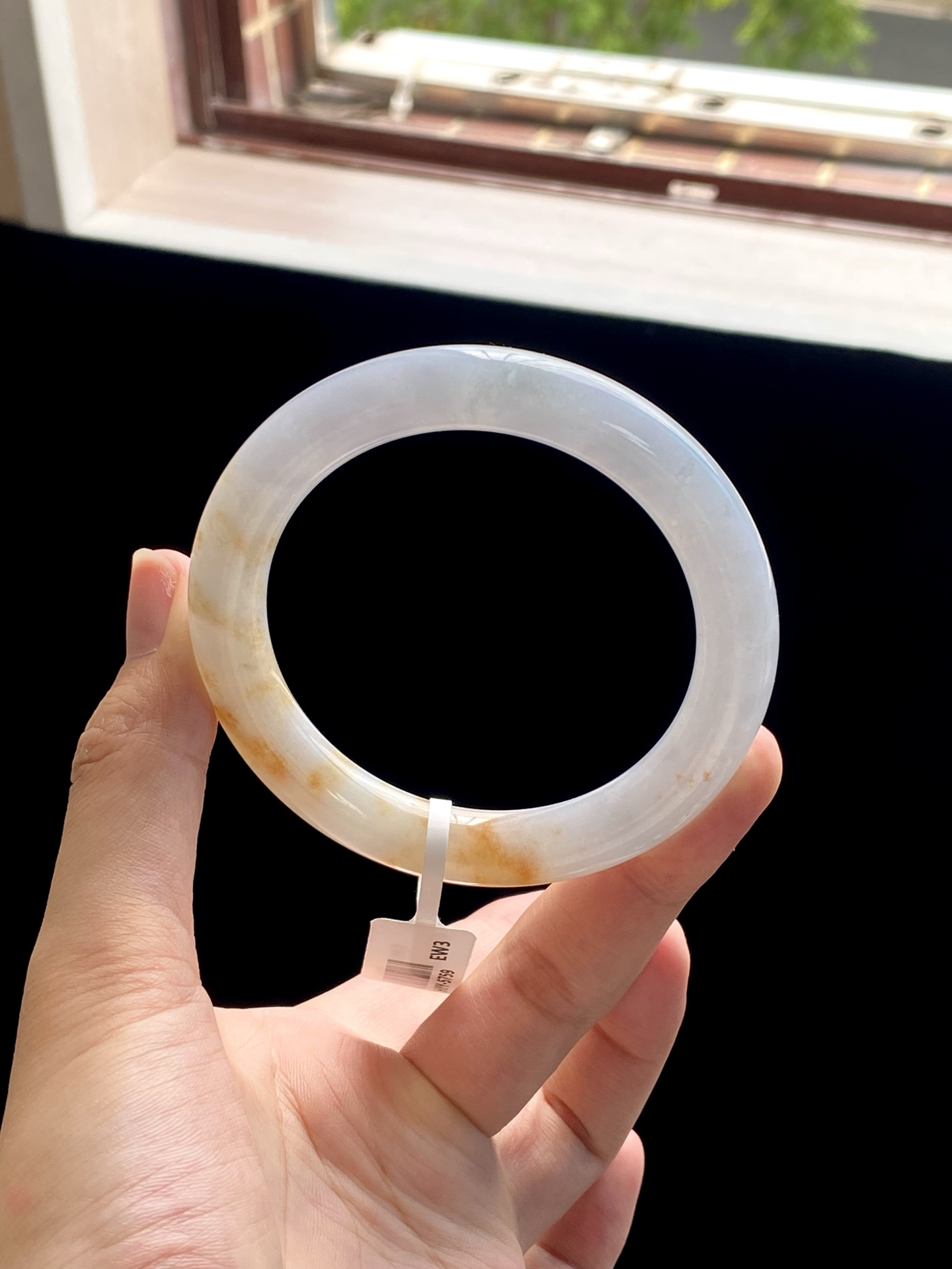 冰蓝黄翡桂花糕圆条成品 HYY-5759 ⭕️57.3-10-10.4
