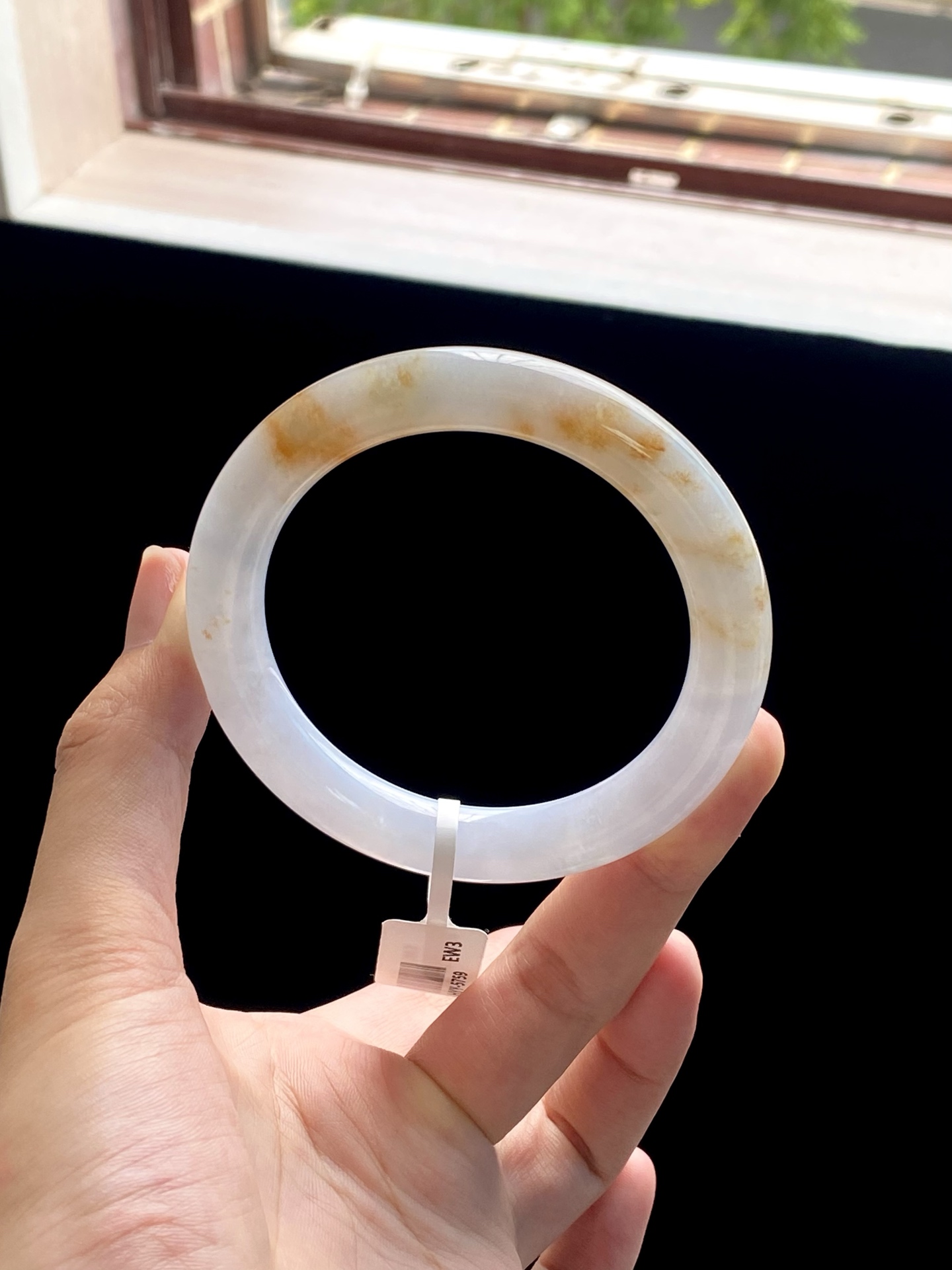 冰蓝黄翡桂花糕圆条成品 HYY-5759 ⭕️57.3-10-10.4