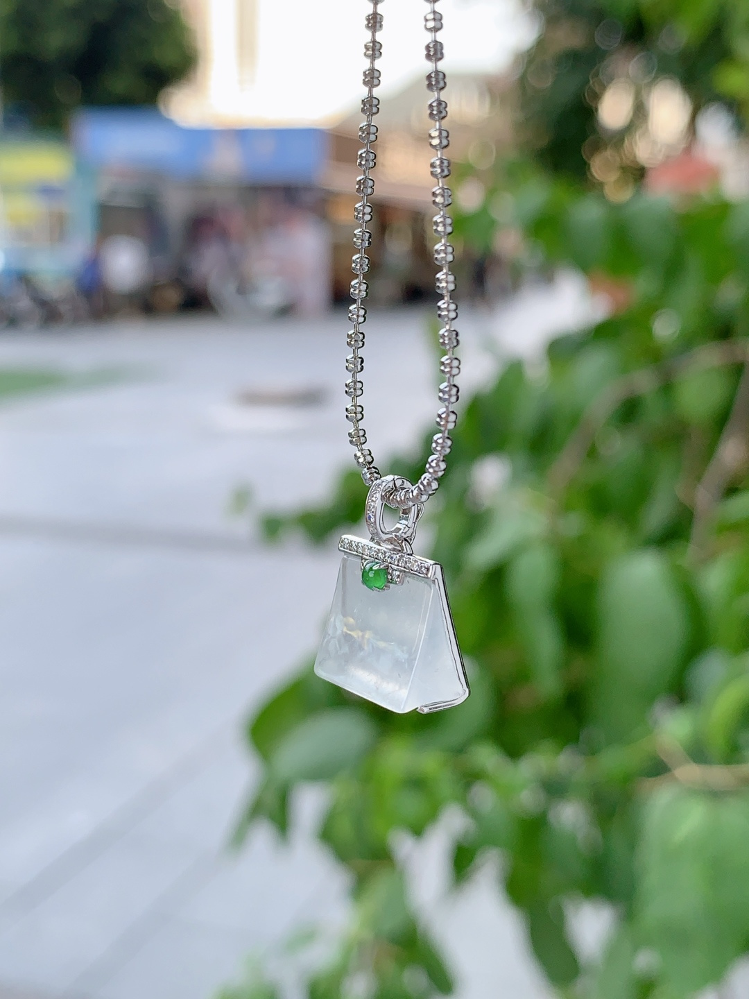 ️小众设计款｜谁能拒绝mini包包吊坠温柔灵动，超喜欢，很可爱，9-11.5-6.8