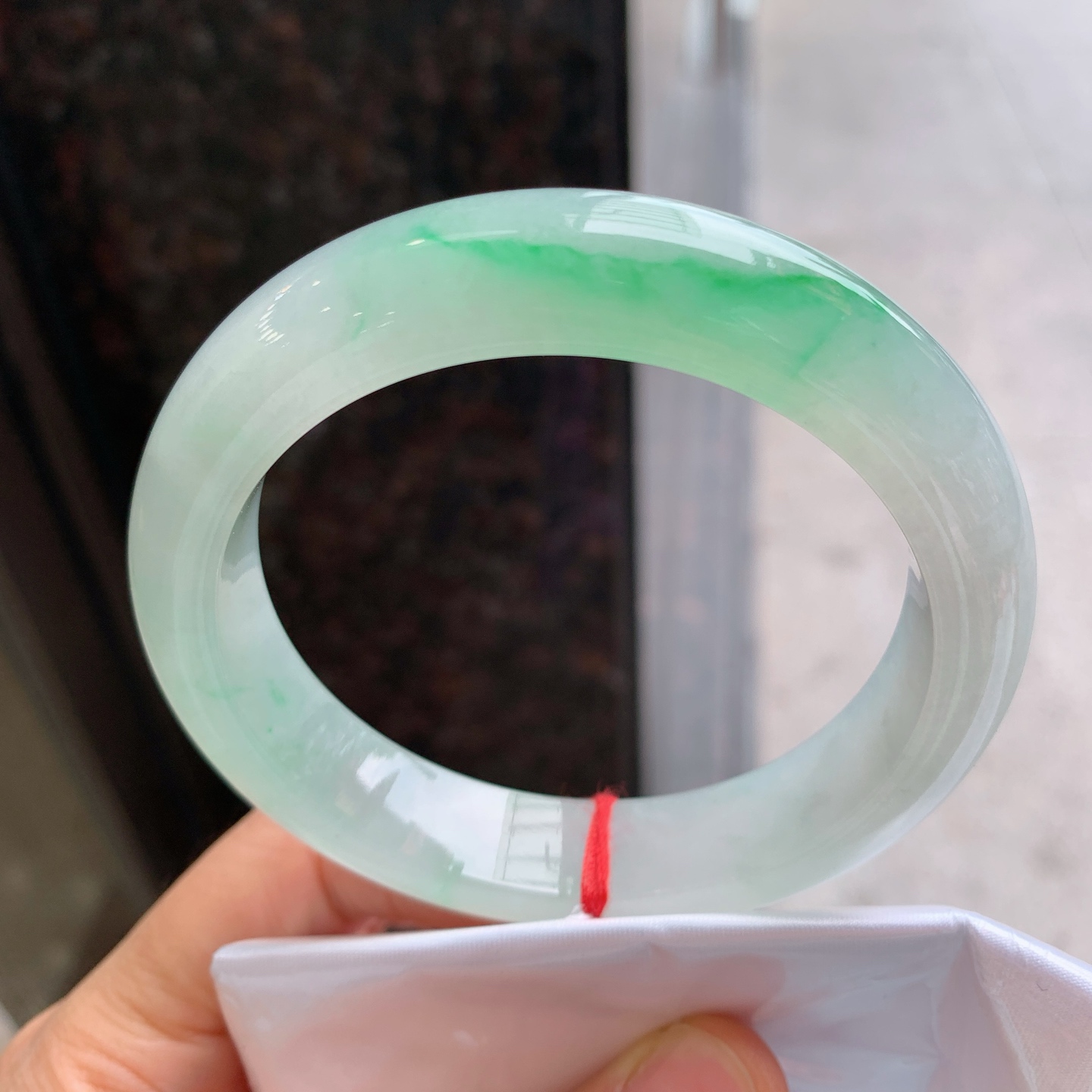 正圈冰飘绿 微棉 尺寸：60/13.8/9.8 大圈口