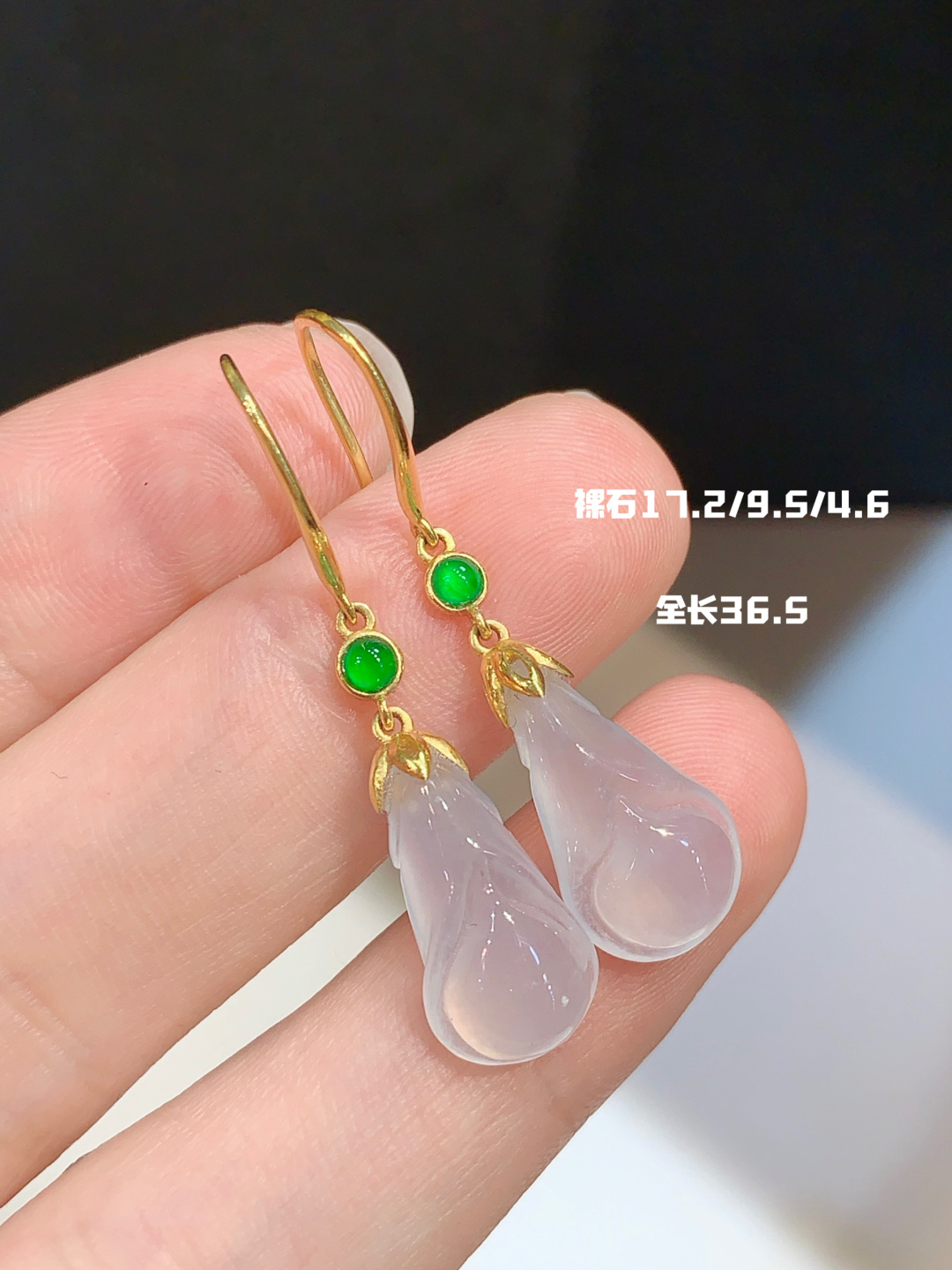️玉兰花耳环 静而不争，艳而不俗。，7.2-9.5-4.6