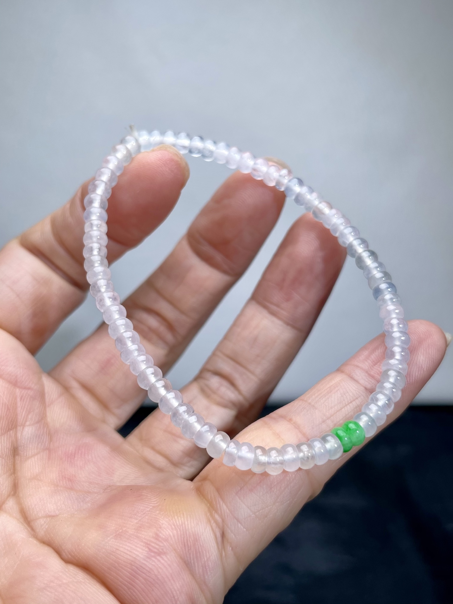 ️ 冰种手串，4.1mm、71粒