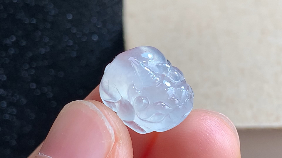 ️ 招财貔貅，无裂，尺寸14.6-12.4-5.8mm，包A附证书
