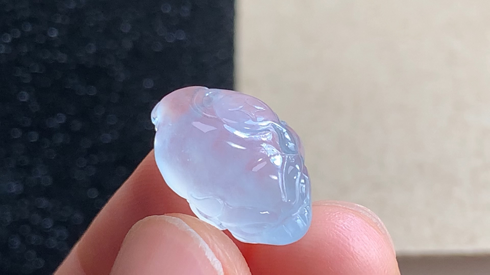 ️ 招财金蟾，无裂，尺寸18.4-11.7-6.8mm，包A附证书