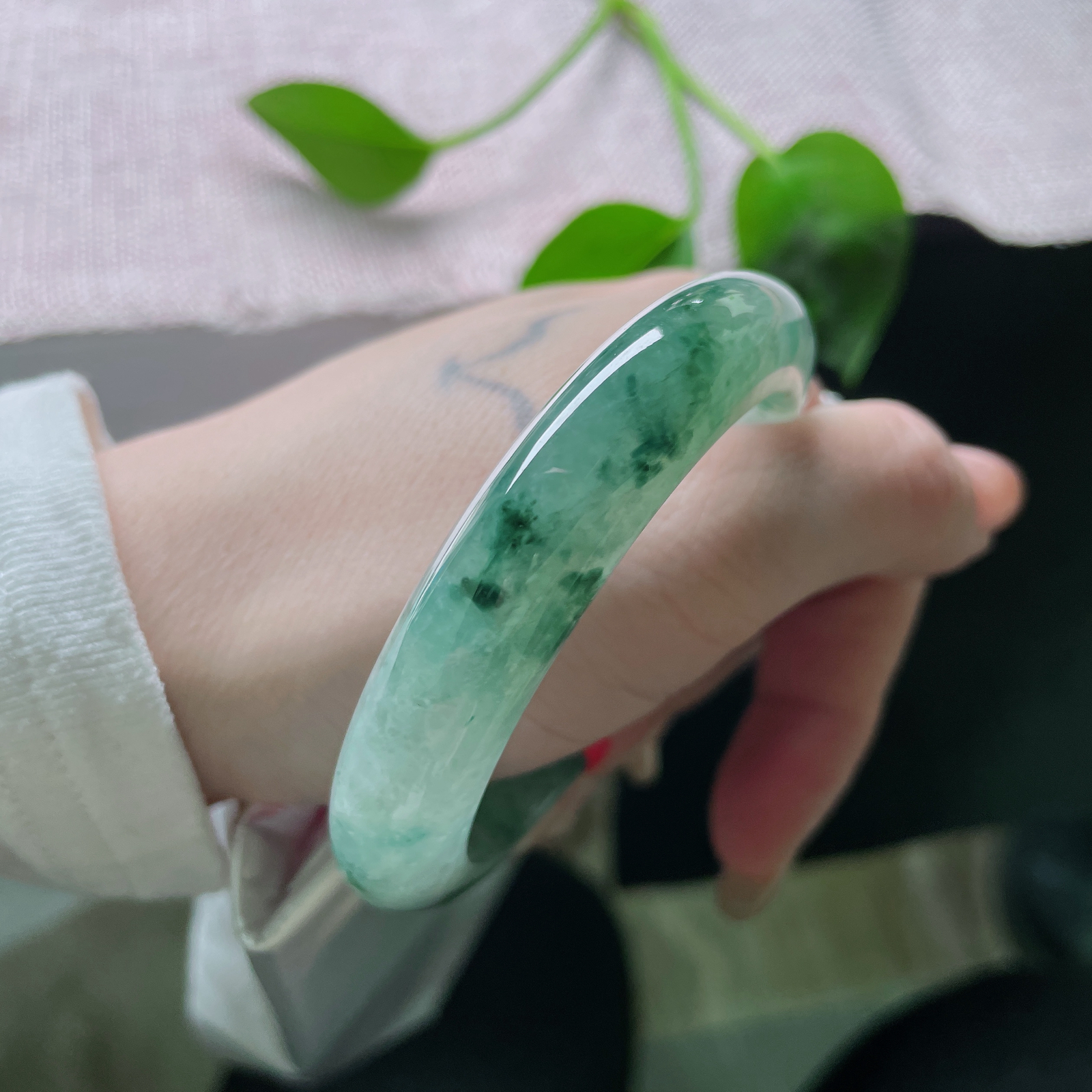 53.8/11.9/8.8飘花正圈，冰润细腻，沁人心脾，繁花似锦，贵气，ss53359a..