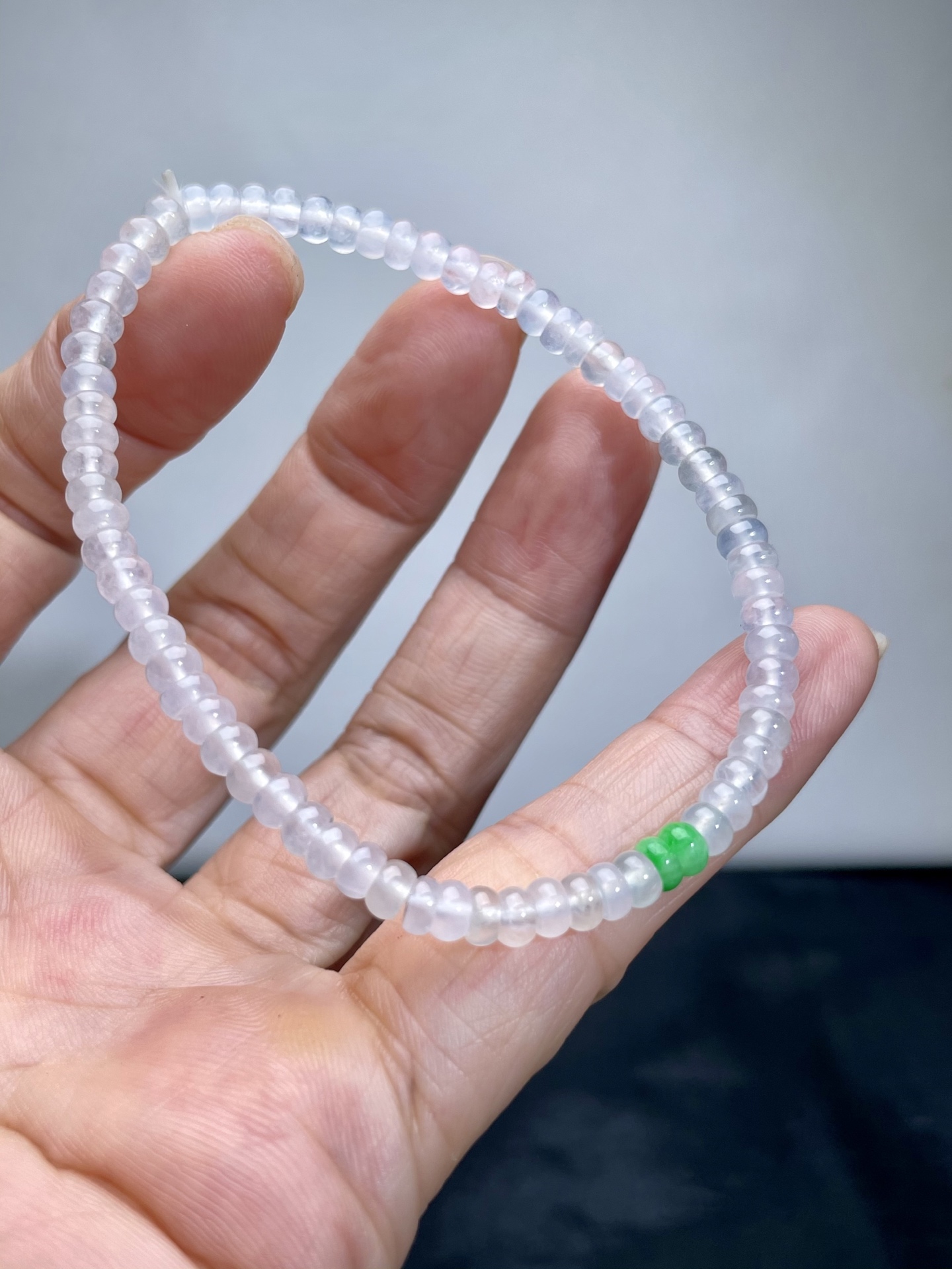 ️ 冰种手串，4.1mm、71粒