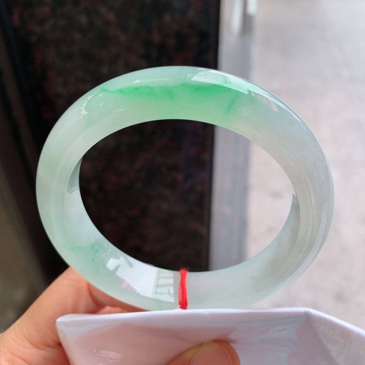 正圈冰飘绿 微棉 尺寸：60/13.8/9.8 大圈口