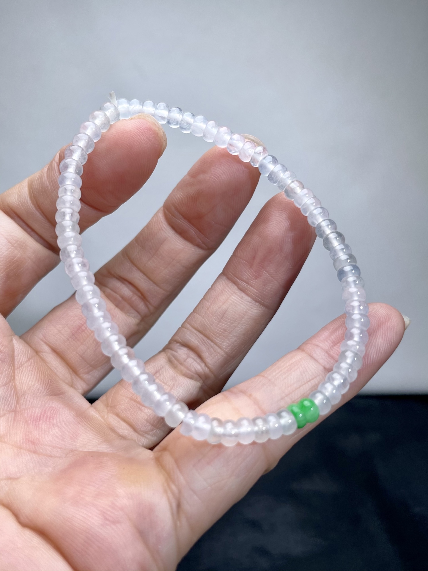 ️ 冰种手串，4.1mm、71粒