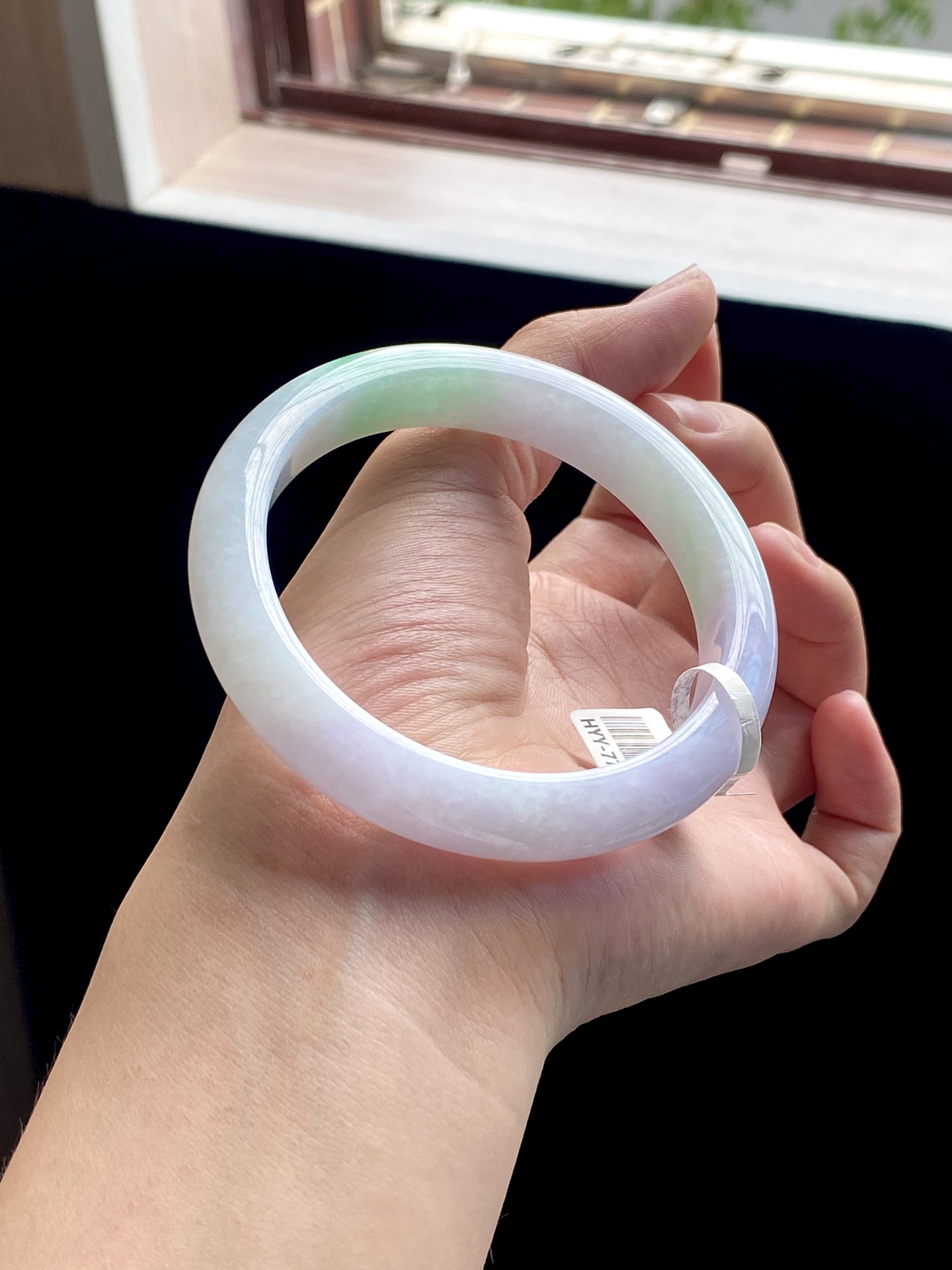 大圈口粉紫白底青正圈成品 HYY-7712 ⭕️61-12-7.8