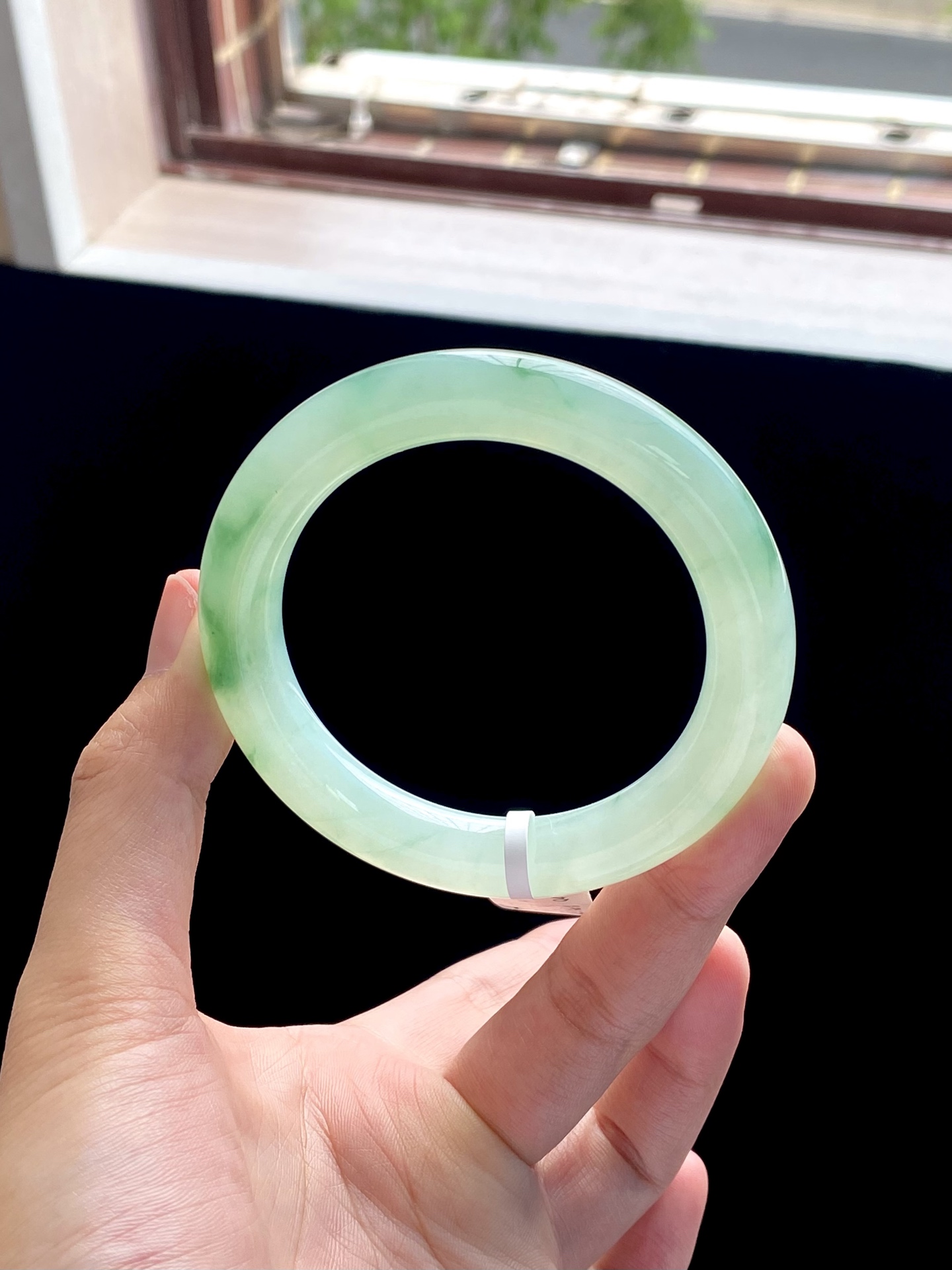 冰芙蓉飘花冰晴绿葡萄肉圆条成品 HYC-1096 ⭕️55-10.2-10.8