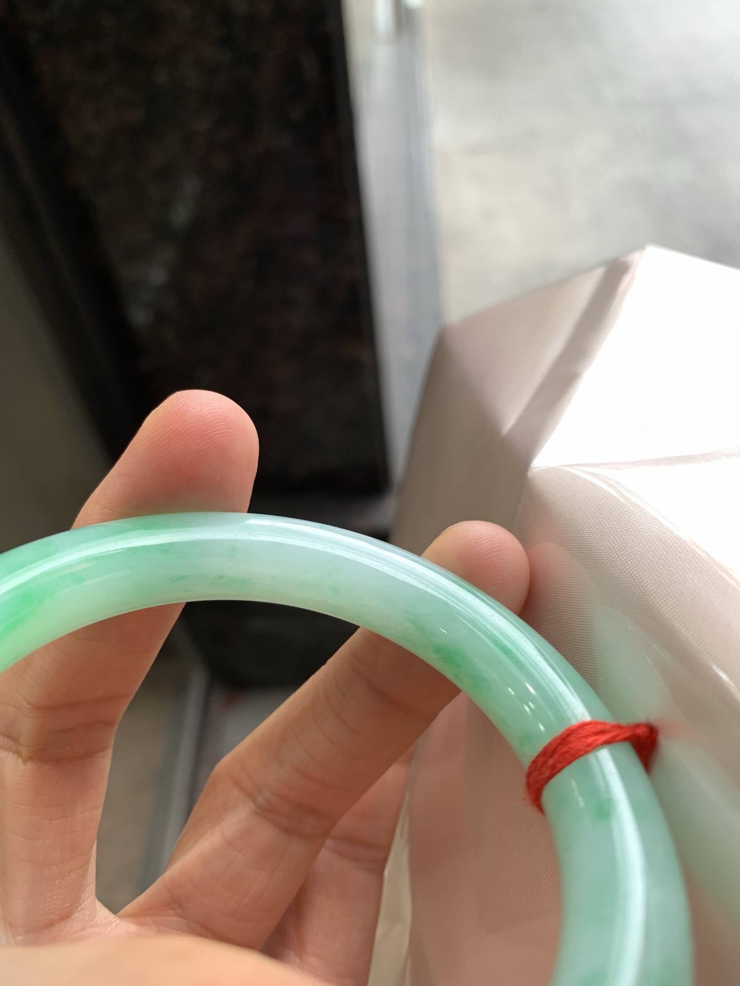 圆条飘绿 微细纹 尺寸：55.5/10 色阳