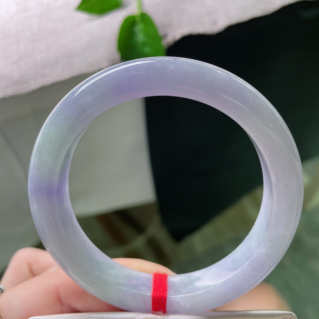 正圈，紫气东来，福泽绵延，水头好，质地温润，雅致，有棉线，ss52332a