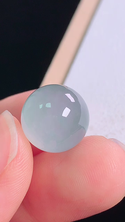 ️冰种圆珠，尺寸:11.9-11.9mm 6