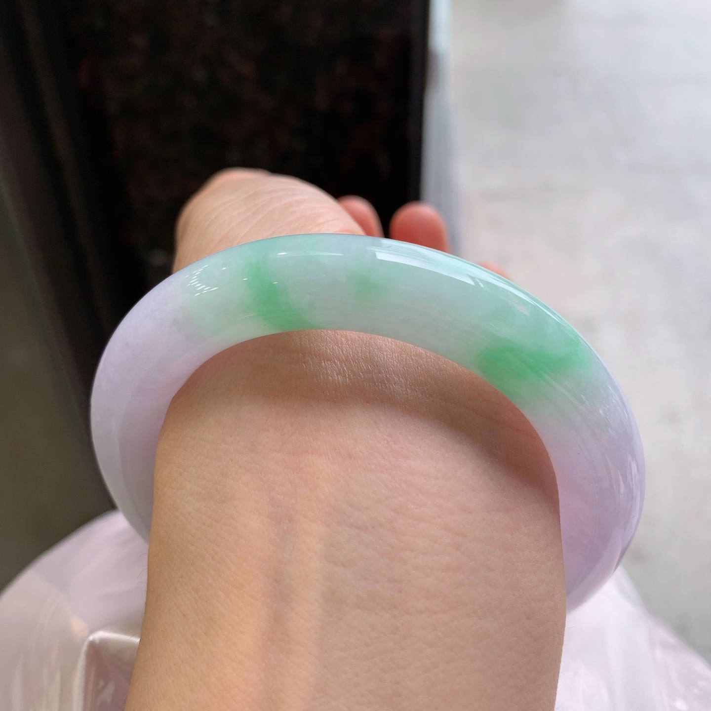 圆条春彩 微细纹 尺寸：59/12 大圈口
