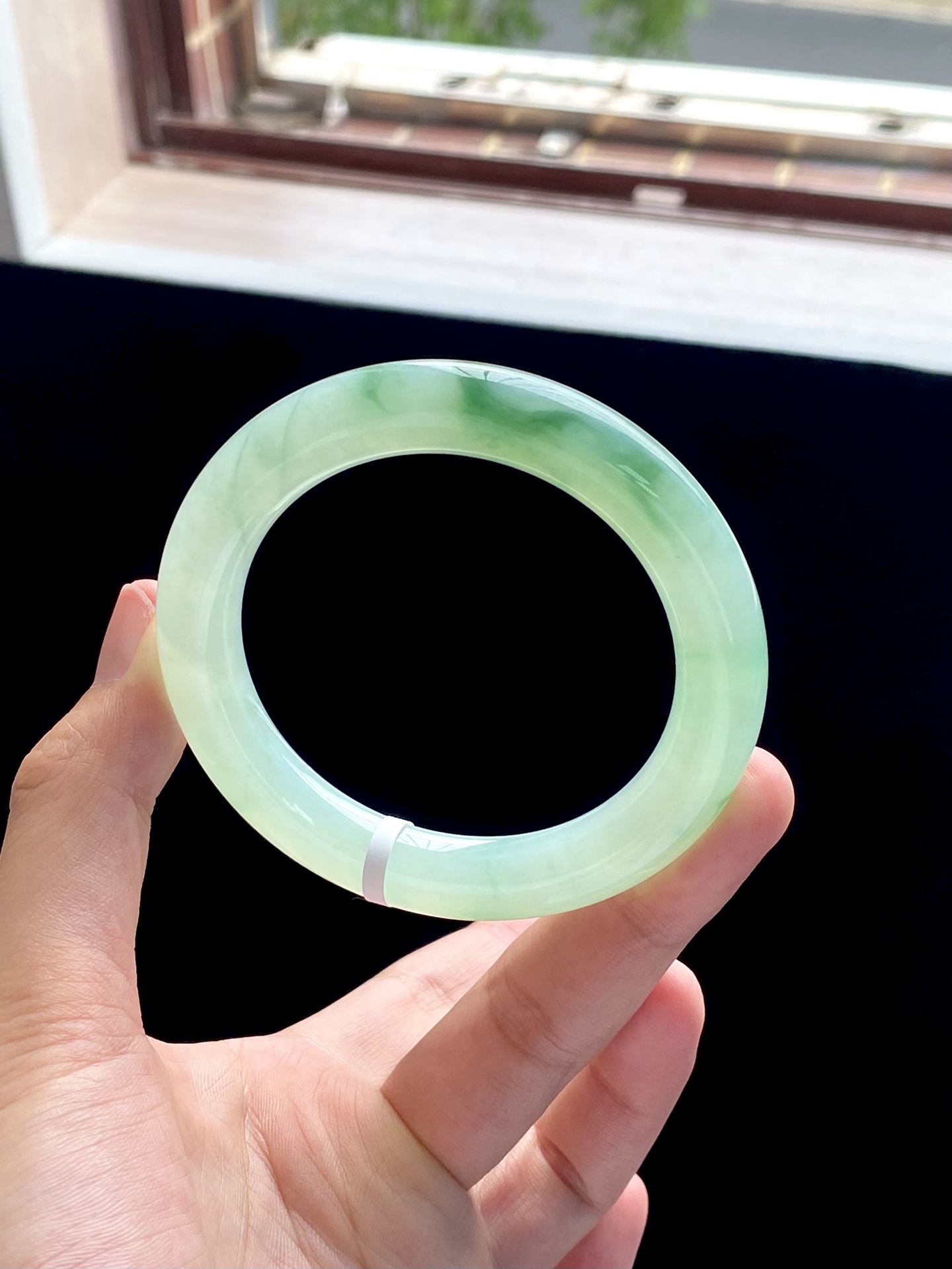 冰芙蓉飘花冰晴绿葡萄肉圆条成品 HYC-1096 ⭕️55-10.2-10.8