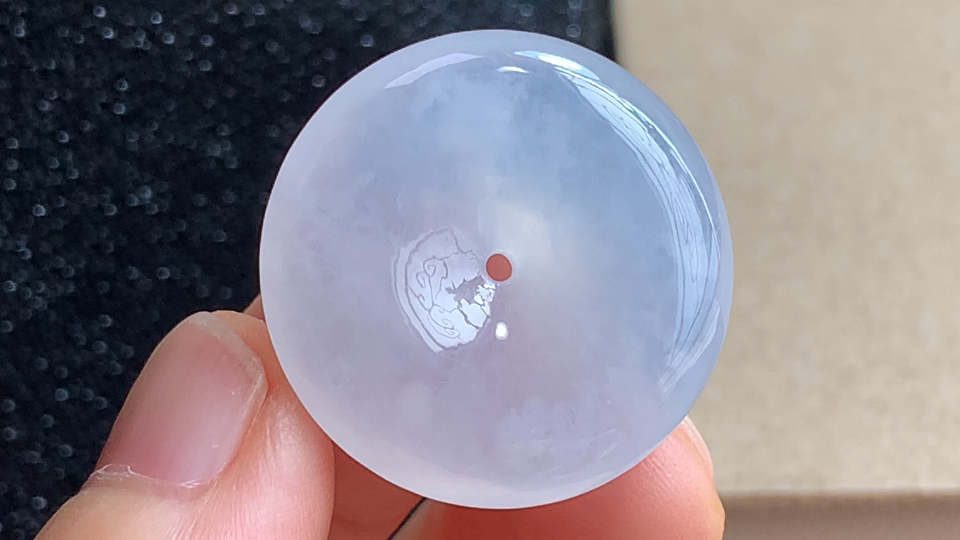 平安扣，尺寸25.1-6.2mm，包A附证书