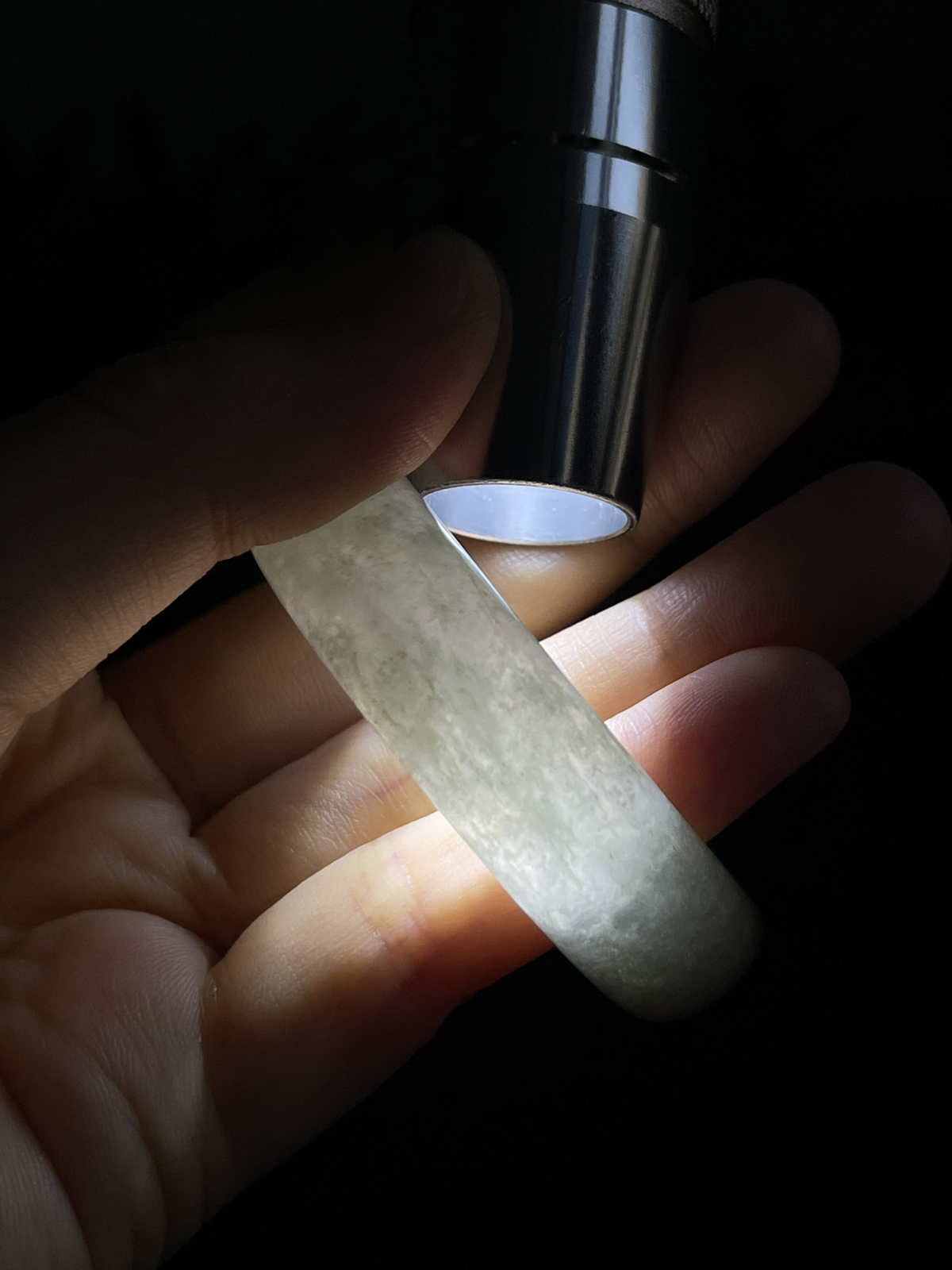 正圈42.2圈口，翡翠手镯