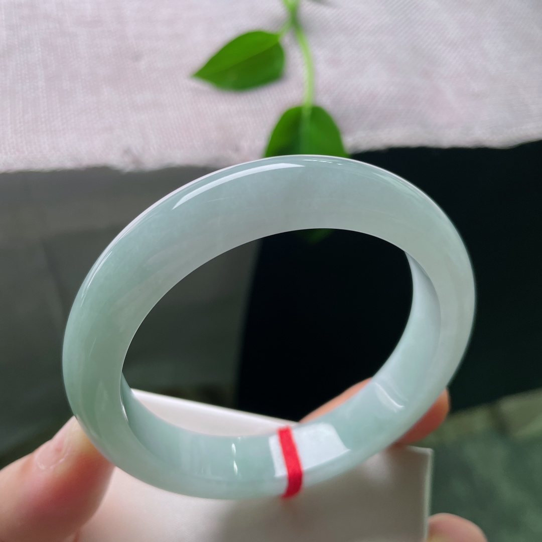 56.5/12.2/8.2，淡绿底正圈，水头好，种老，干净清爽，小清新，减龄，内纹，ss54578a
