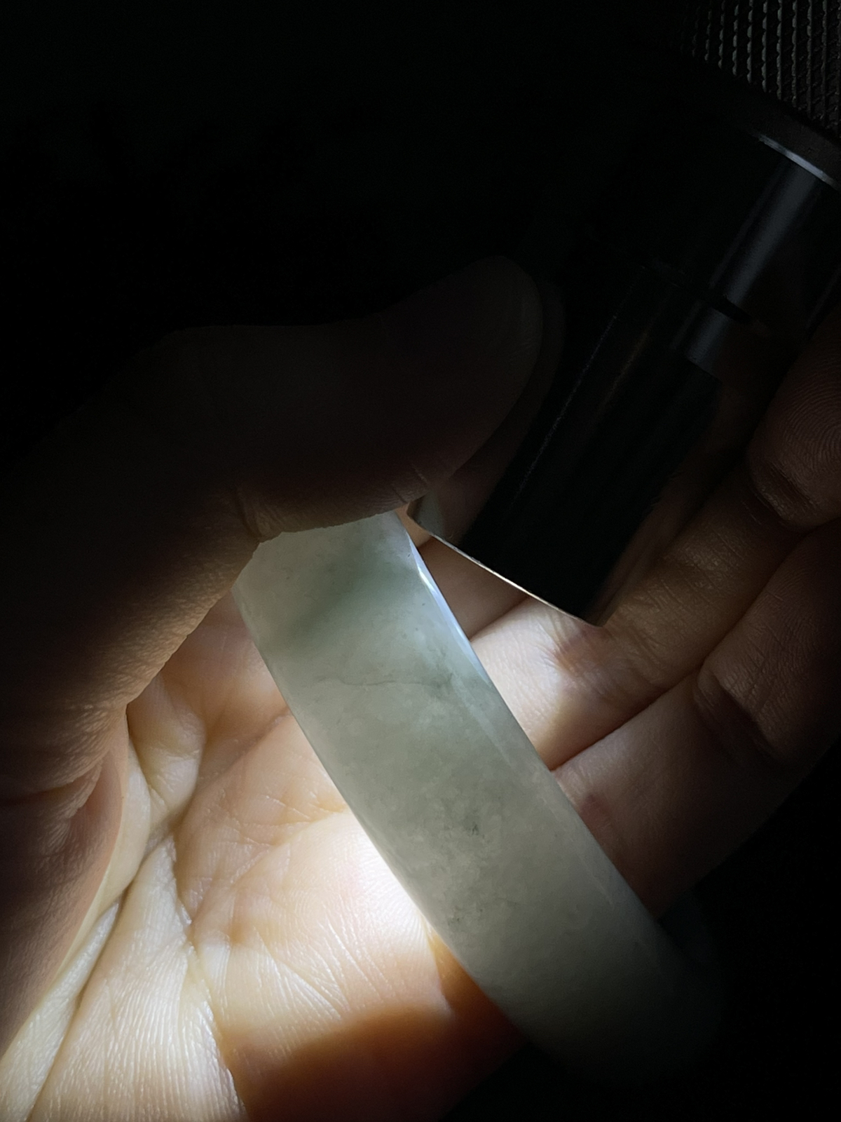 正圈57.3圈口，翡翠手镯