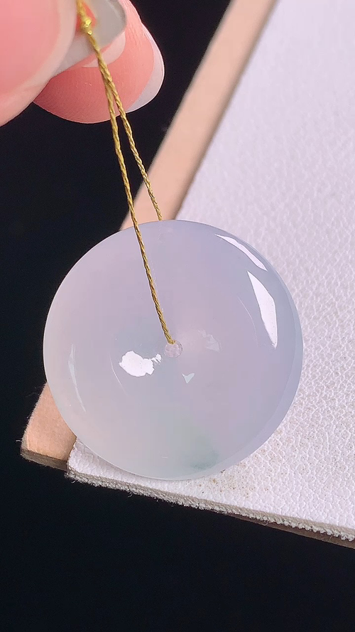️冰种平安扣，无裂，尺寸:23.2-4.7mm 6