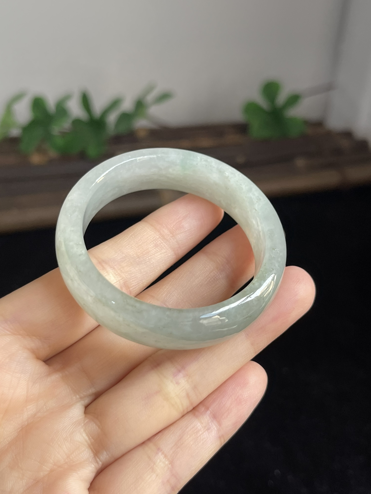 正圈42.2圈口，翡翠手镯