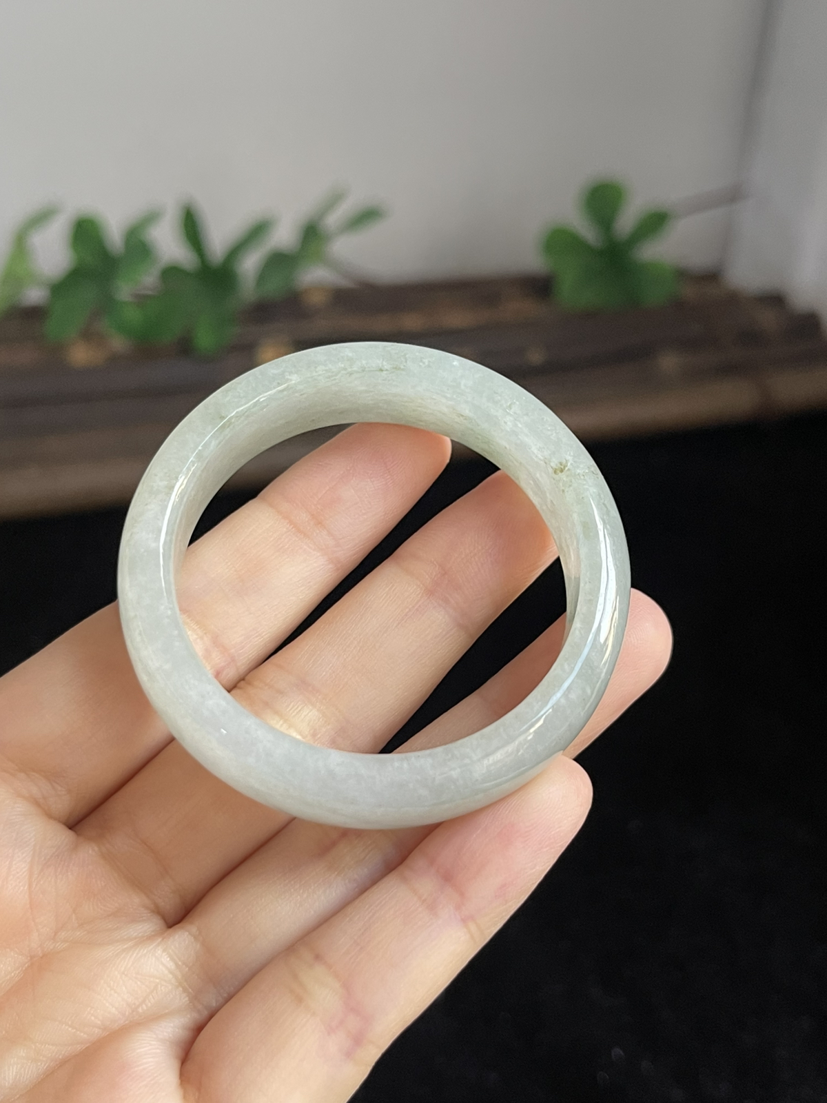 正圈42.2圈口，翡翠手镯