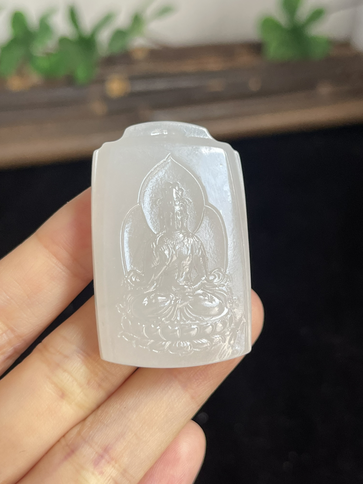 和田玉观音