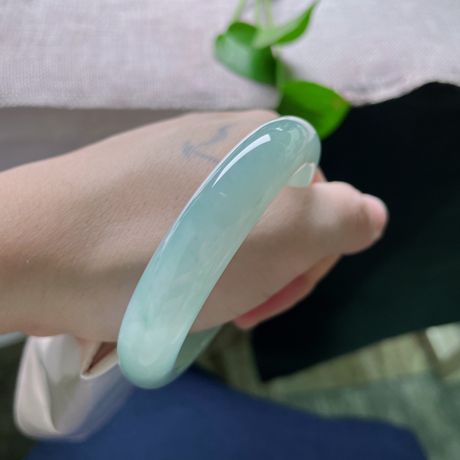 54/12/7.8，冰蓝正圈，清雅高级，种老，如万里长空，纯净苍穹，ss54590a..