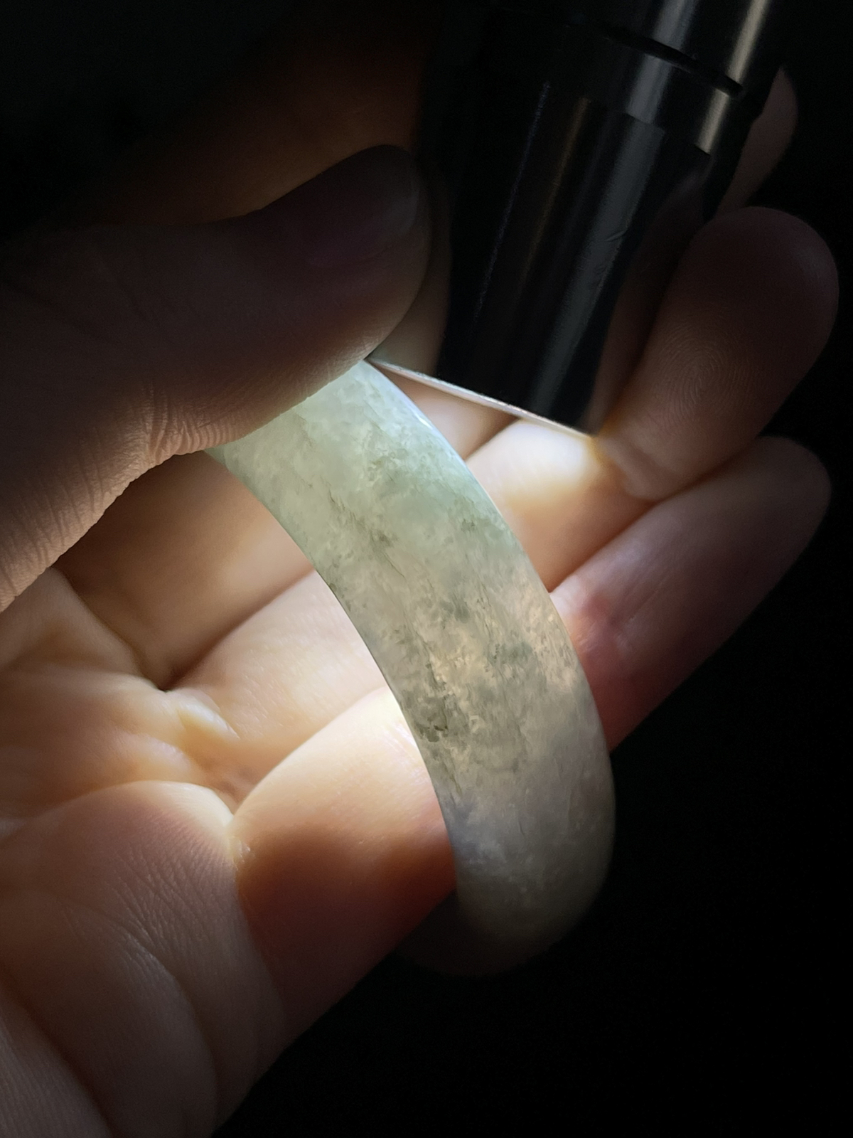正圈42.2圈口，翡翠手镯
