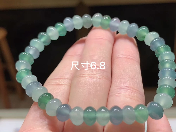 双彩手串，尺寸6.8