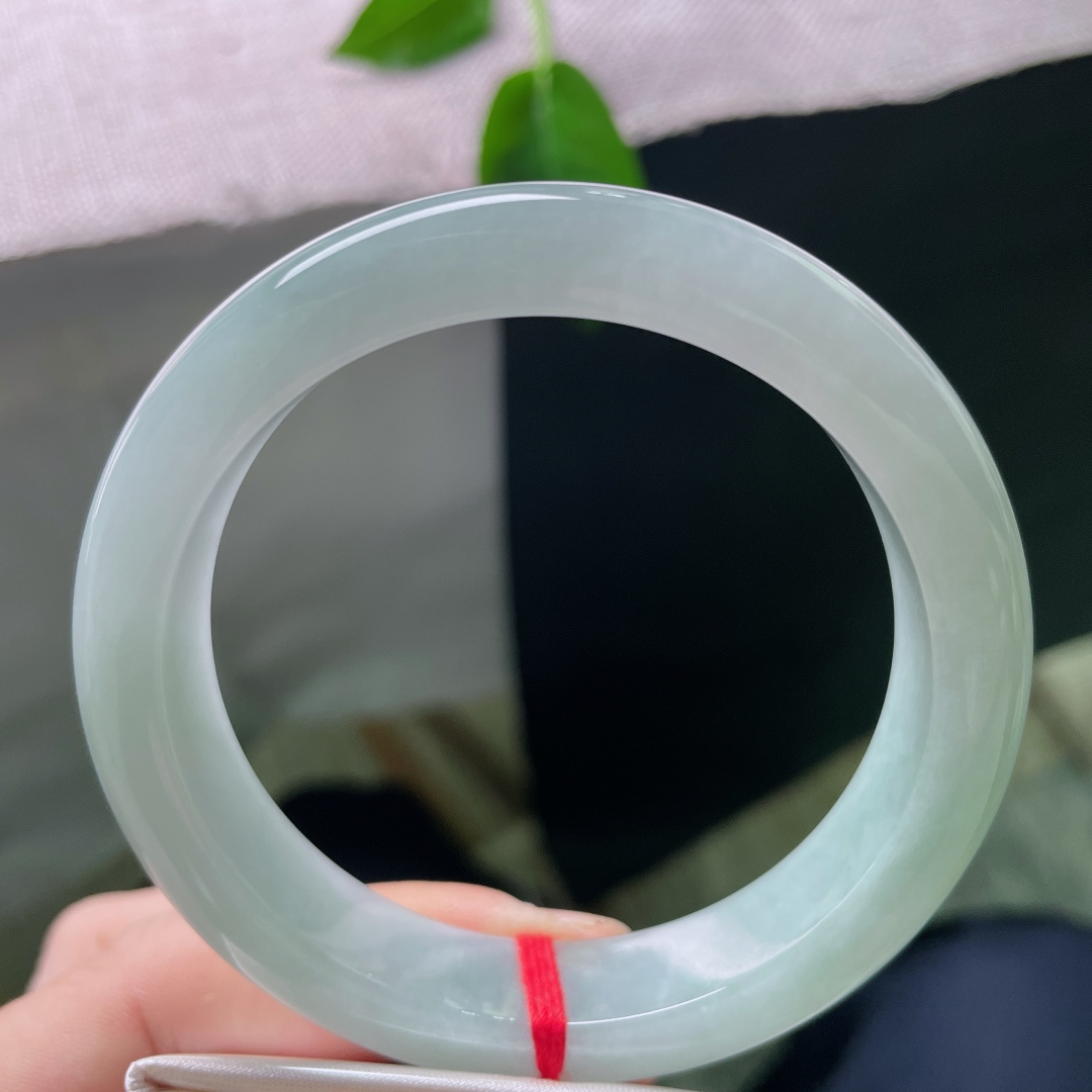 56.5/12.2/8.2，淡绿底正圈，水头好，种老，干净清爽，小清新，减龄，内纹，ss54578a