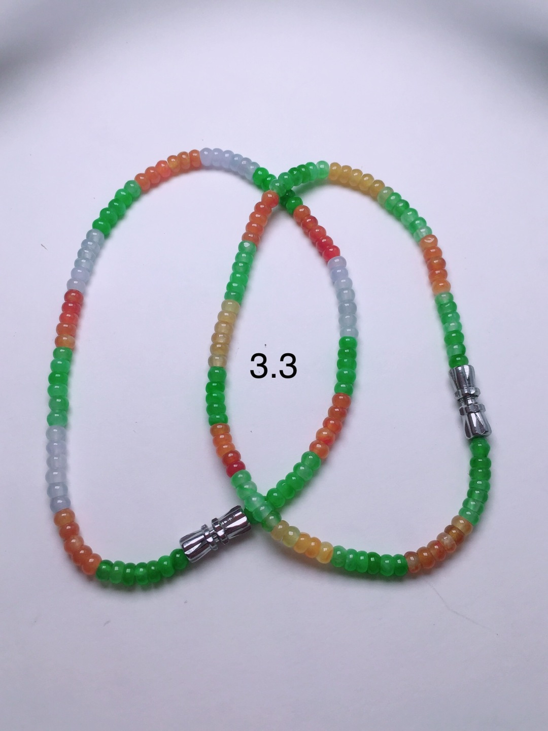 ️一条 多宝珠子手串，晶莹剔透，新颖时尚，3.3