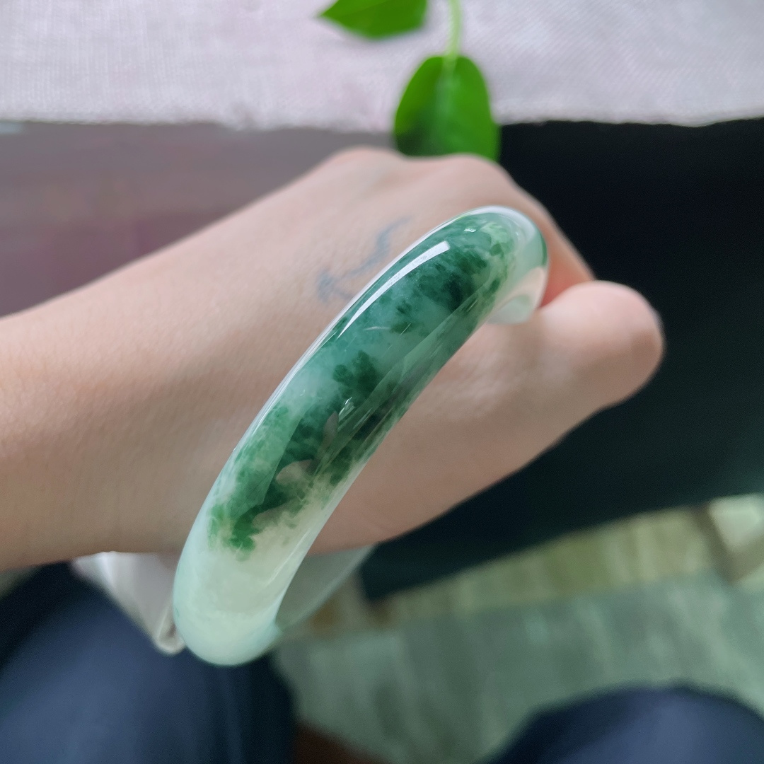 56.5/12.2/8.6，飘花正圈，墨染星辰云水间，腕间的水墨丹青，种老，无裂，ss52423a