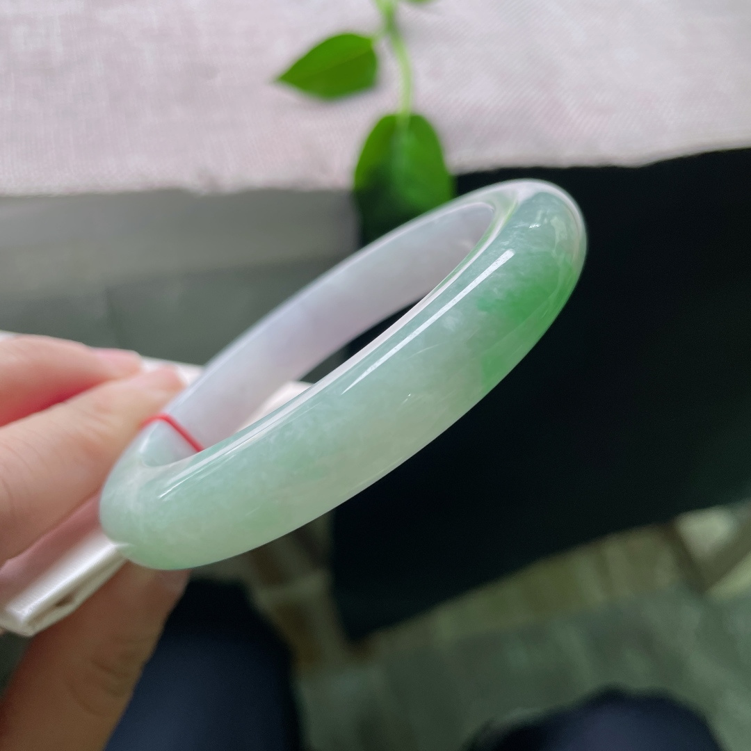飘绿正圈，水润，俏丽若三春之桃，雍容华贵，种老，棉线，ss51488a