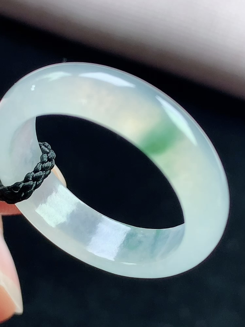 冰飘花戒指，无裂，内径尺寸19.3-5.8-2.8mm，20号手寸，L12zyw