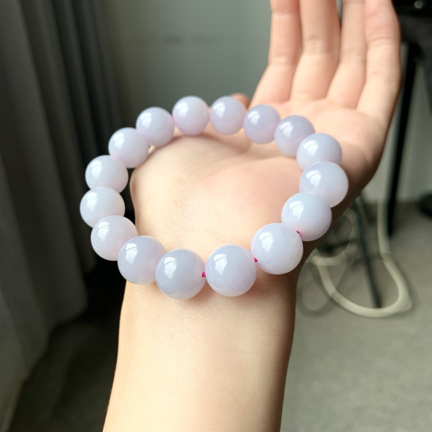 冰紫手串 细腻胶润 色泽细腻 尺寸12.5【NINI87】