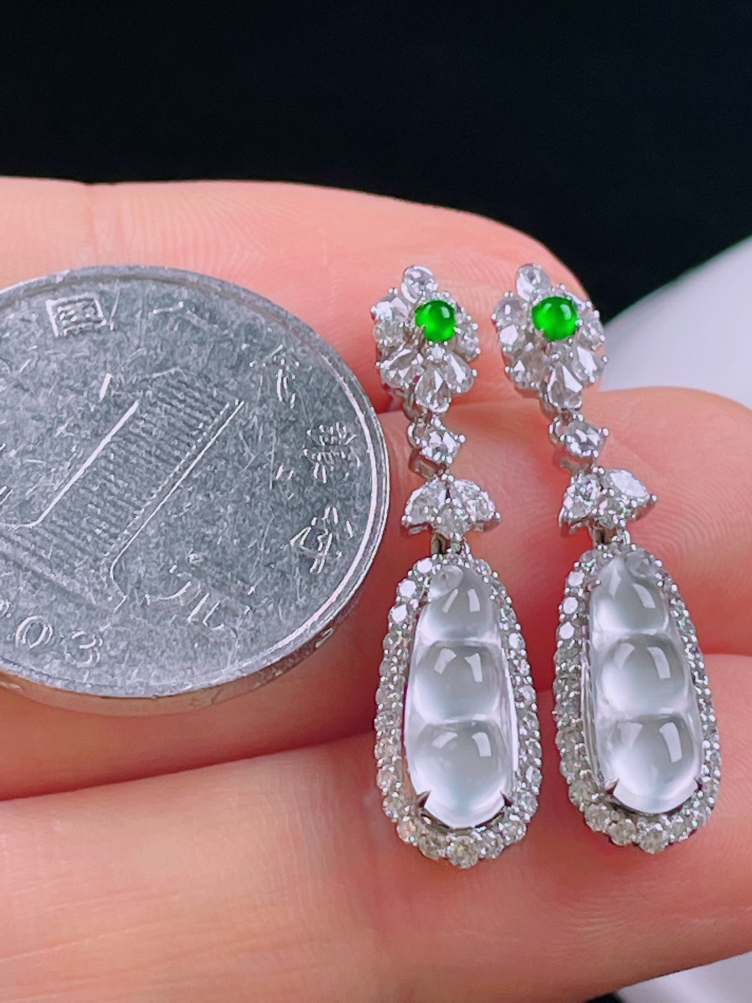 ️老种起光，细底通透，尺寸：31/7.8/6mm0612
