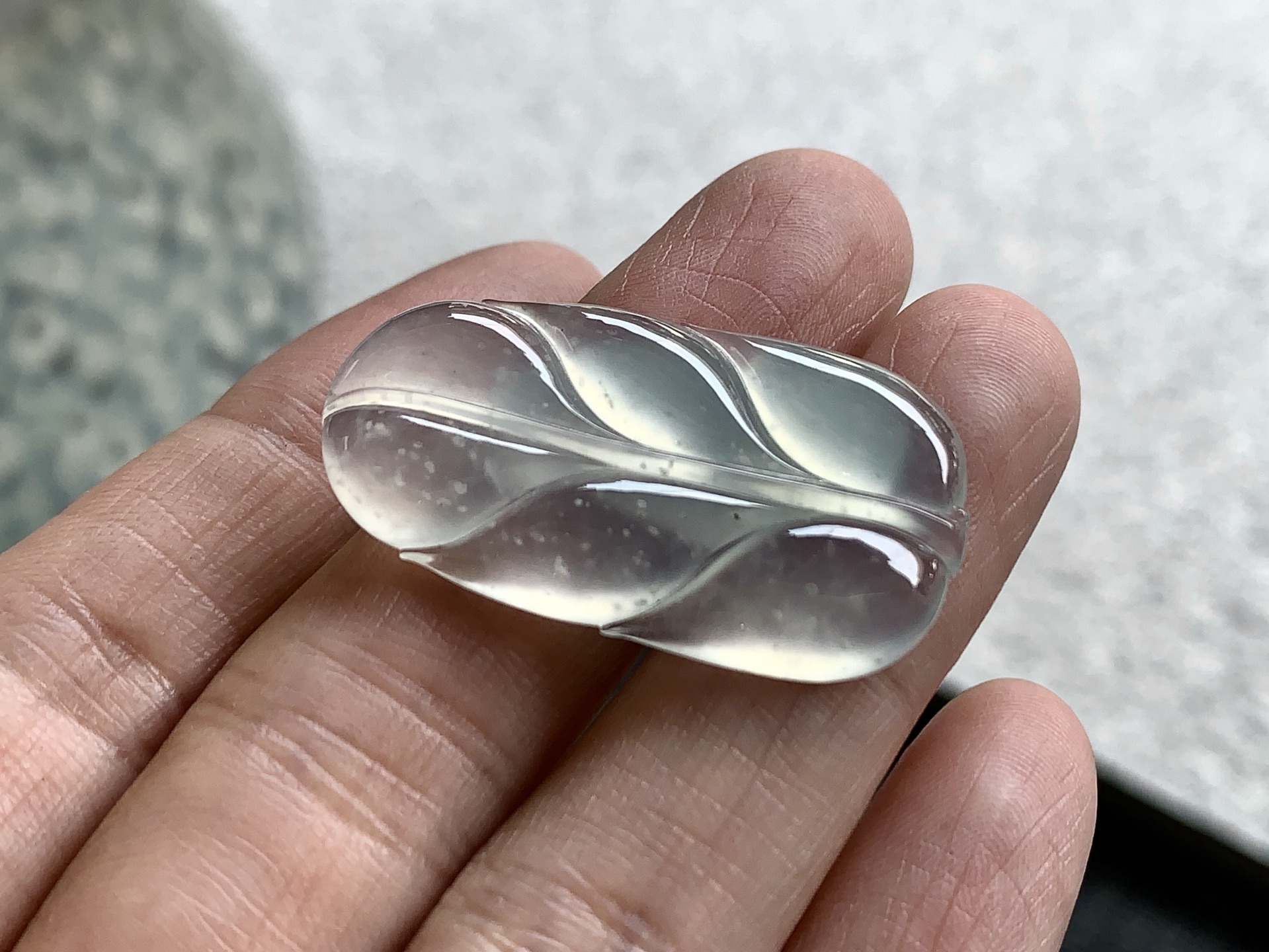 ️ 福叶，起光起胶，水润通透