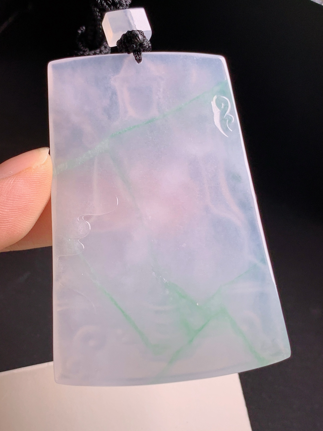 冰飘绿文殊菩萨观音，种水冰润雕工细腻，寓意智慧加持平安顺遂 430609