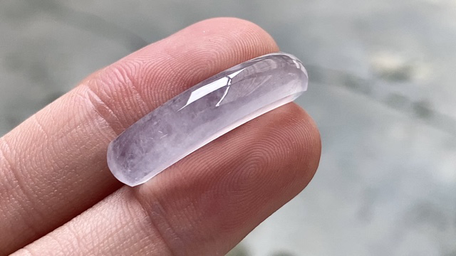 梦幻粉紫马鞍 26.5*6*5.5 完整