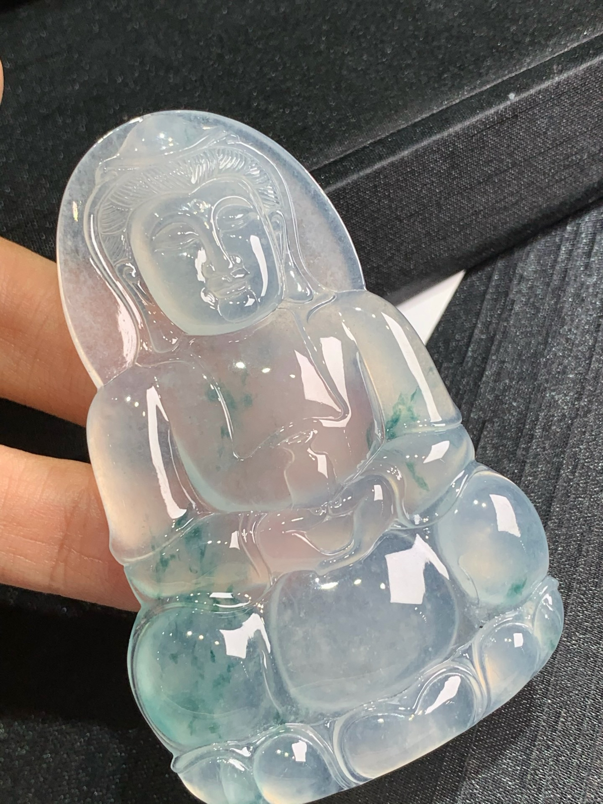 冰飘花大观音，吉祥如意~