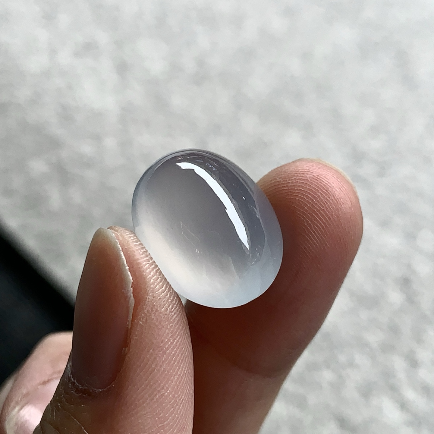 ️ 蛋面，种水清亮，莹润生光